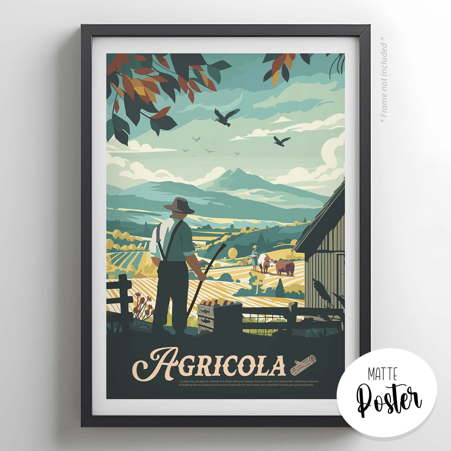 Agricola - Inspired Matte Poster