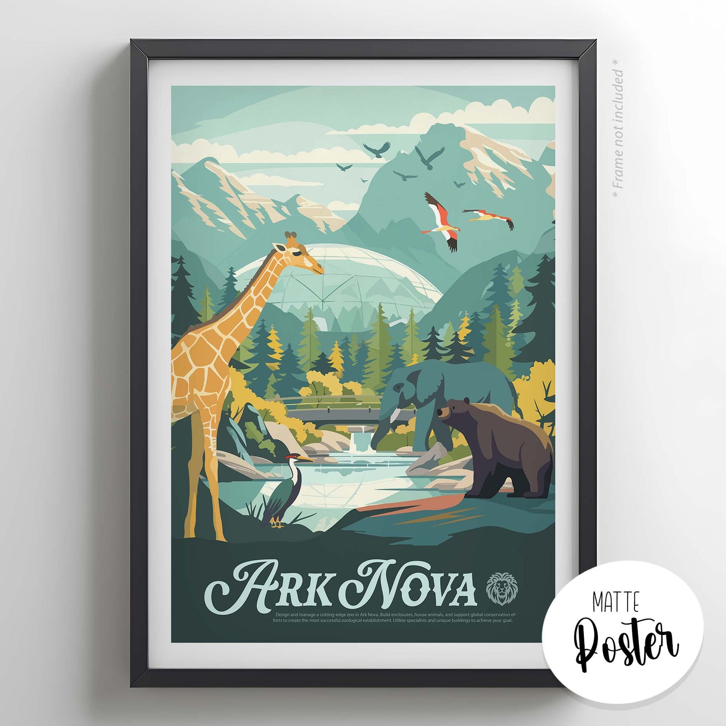 Ark Nova - Inspired Matte Poster