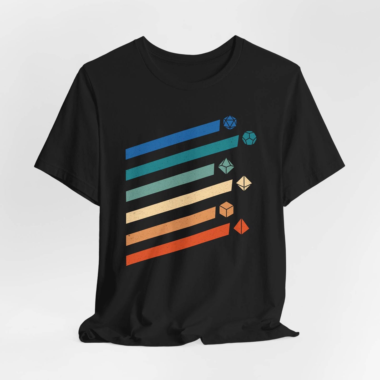 Vintage Dice Rainbow Unisex Tee