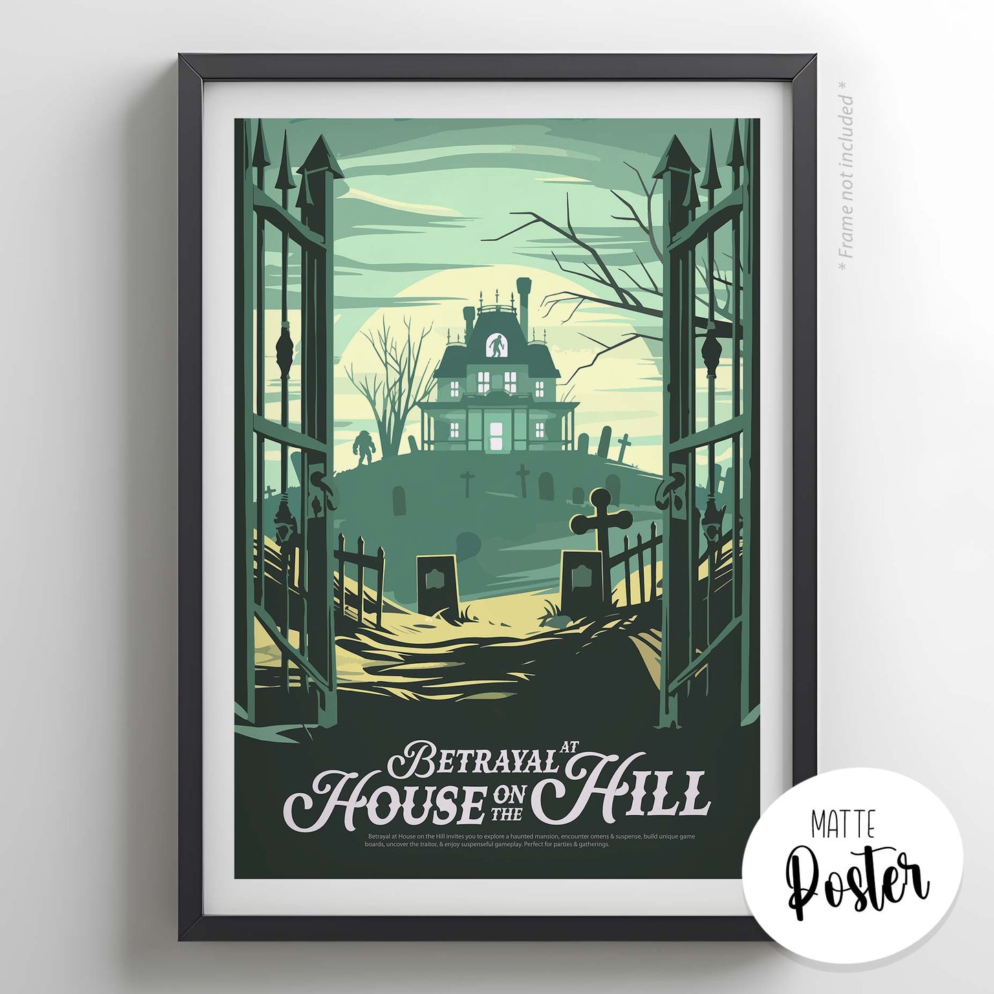 Betrayal at House on the Hill - Inspired Matte Poster