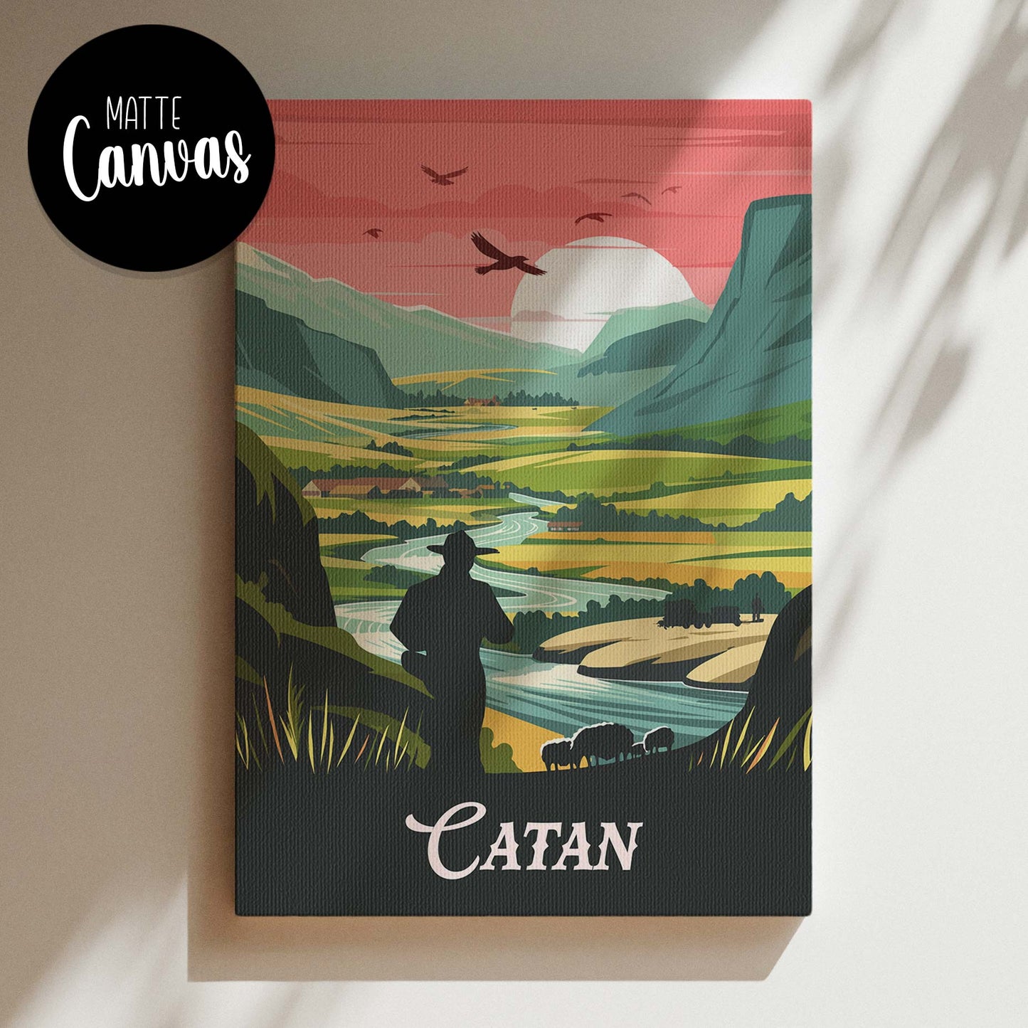 Catan - Inspired Canvas Art
