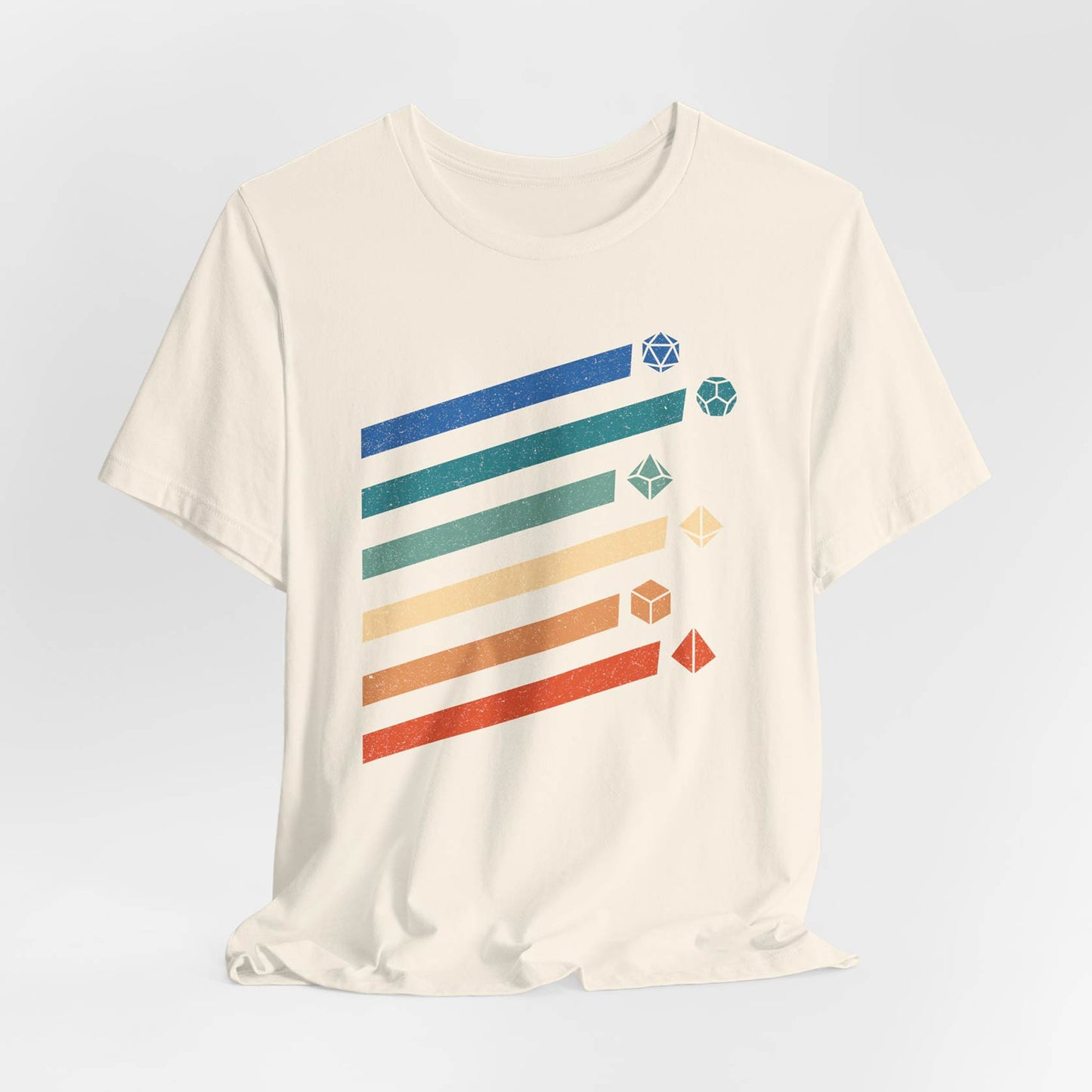 Vintage Dice Rainbow Unisex Tee