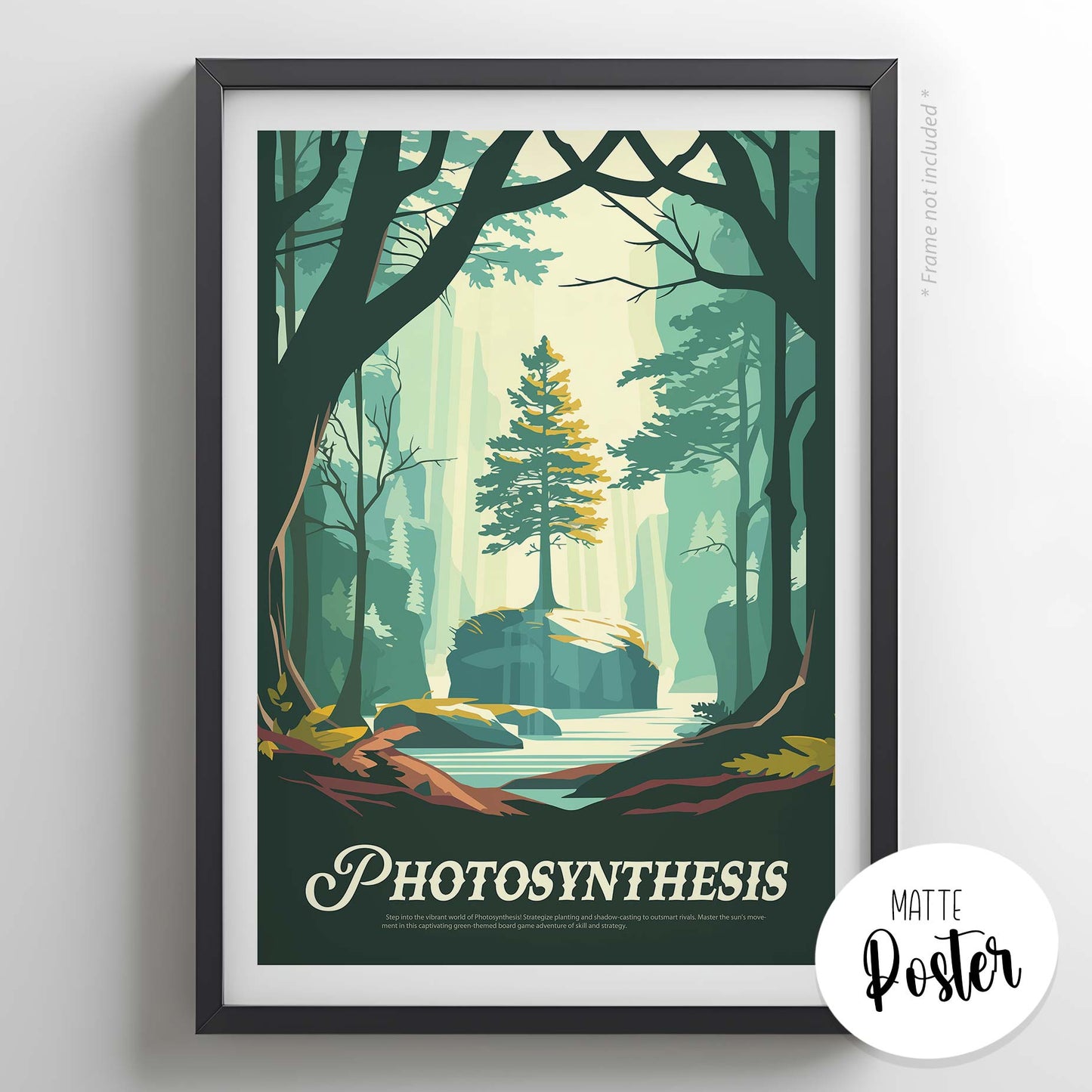 Photosynthesis - Inspired Matte Poster