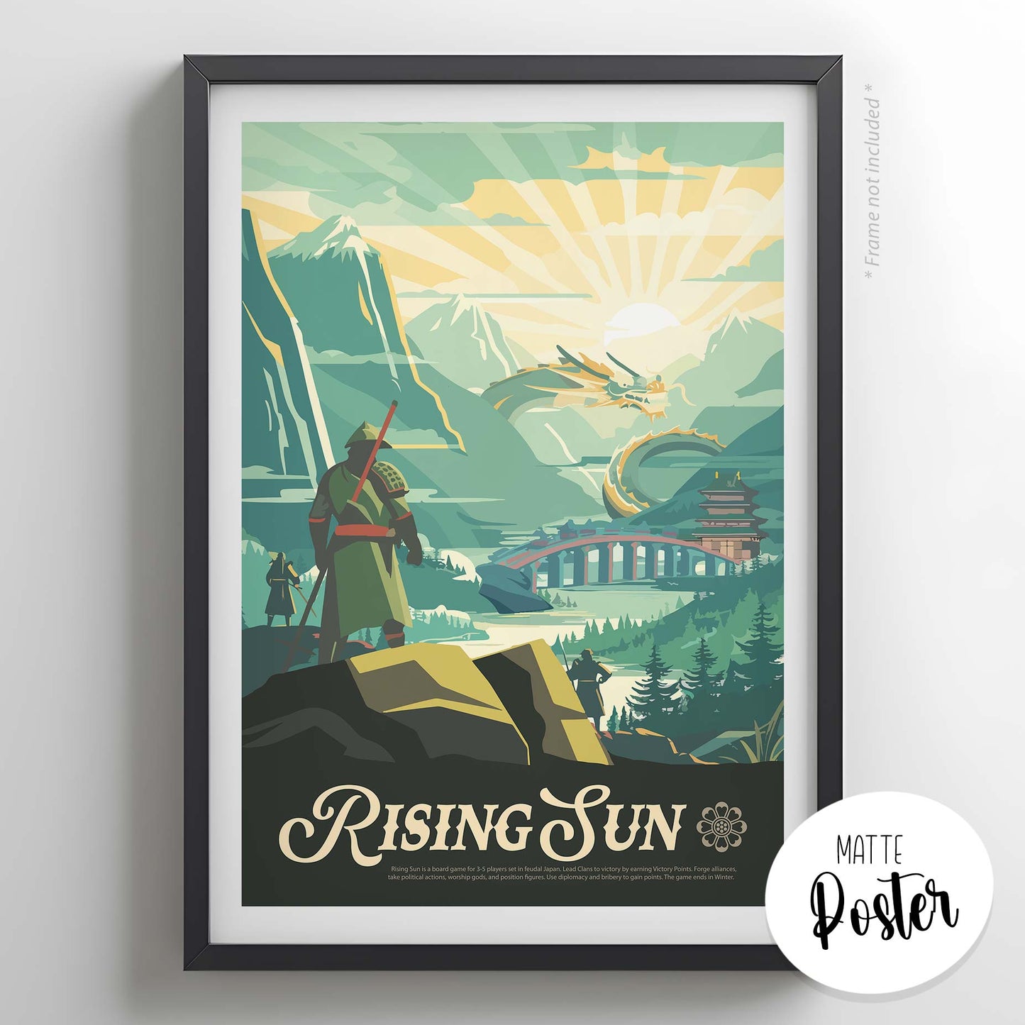 Rising Sun - Inspired Matte Poster