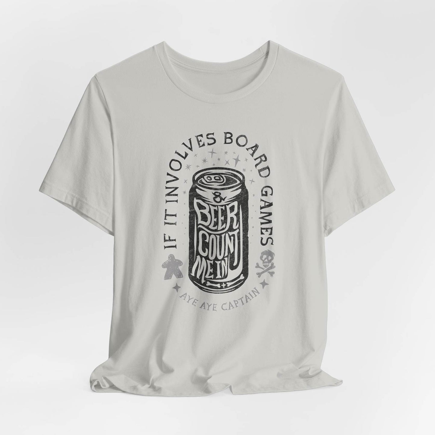 If It Involves Board Games and Beer Count Me In - Captain Unisex Tee