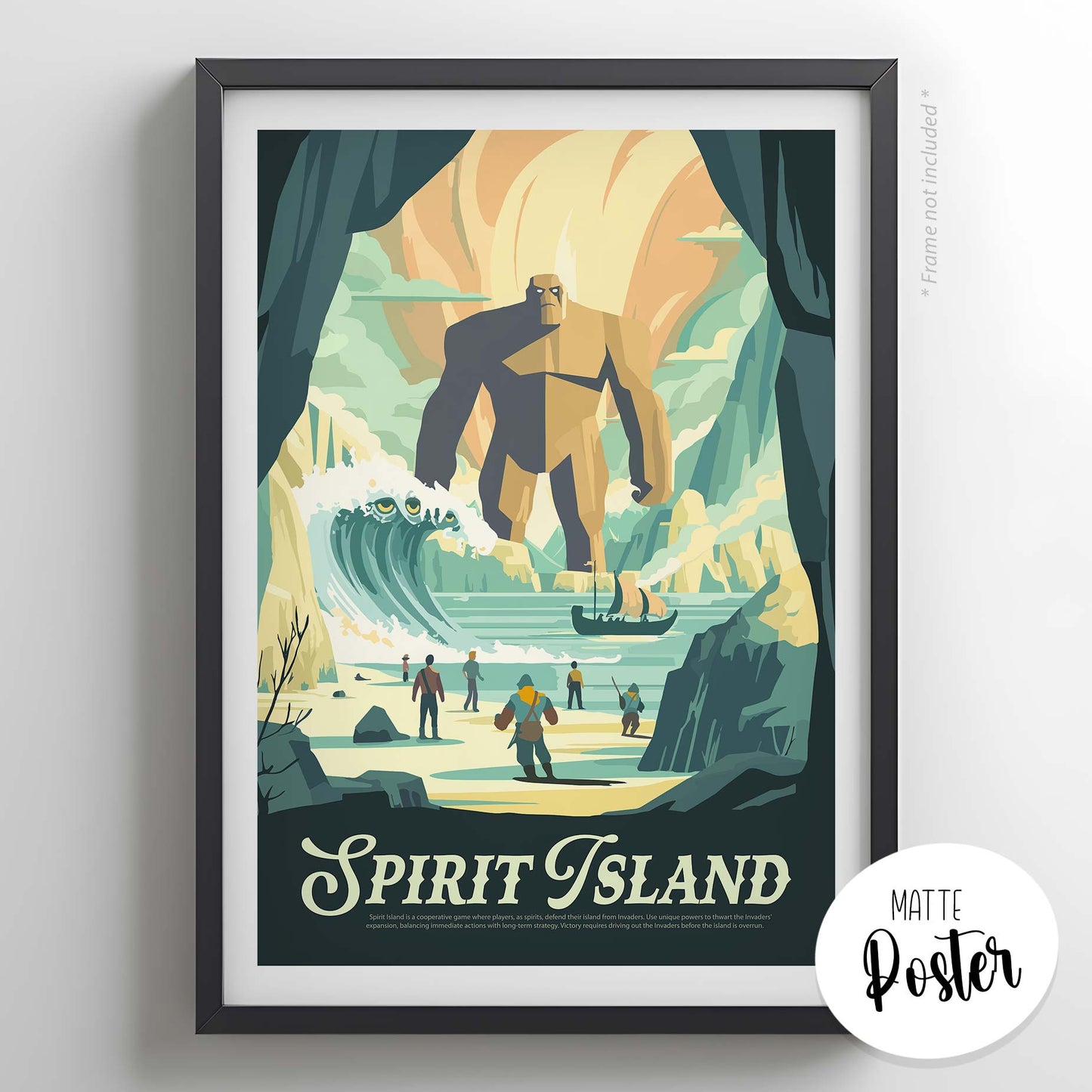 Spirit Island - Inspired Matte Poster