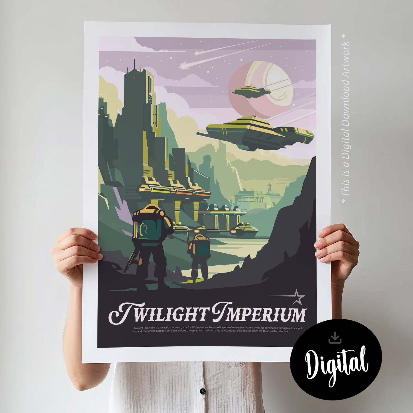 Twilight Imperium - Inspired Digital Art Download