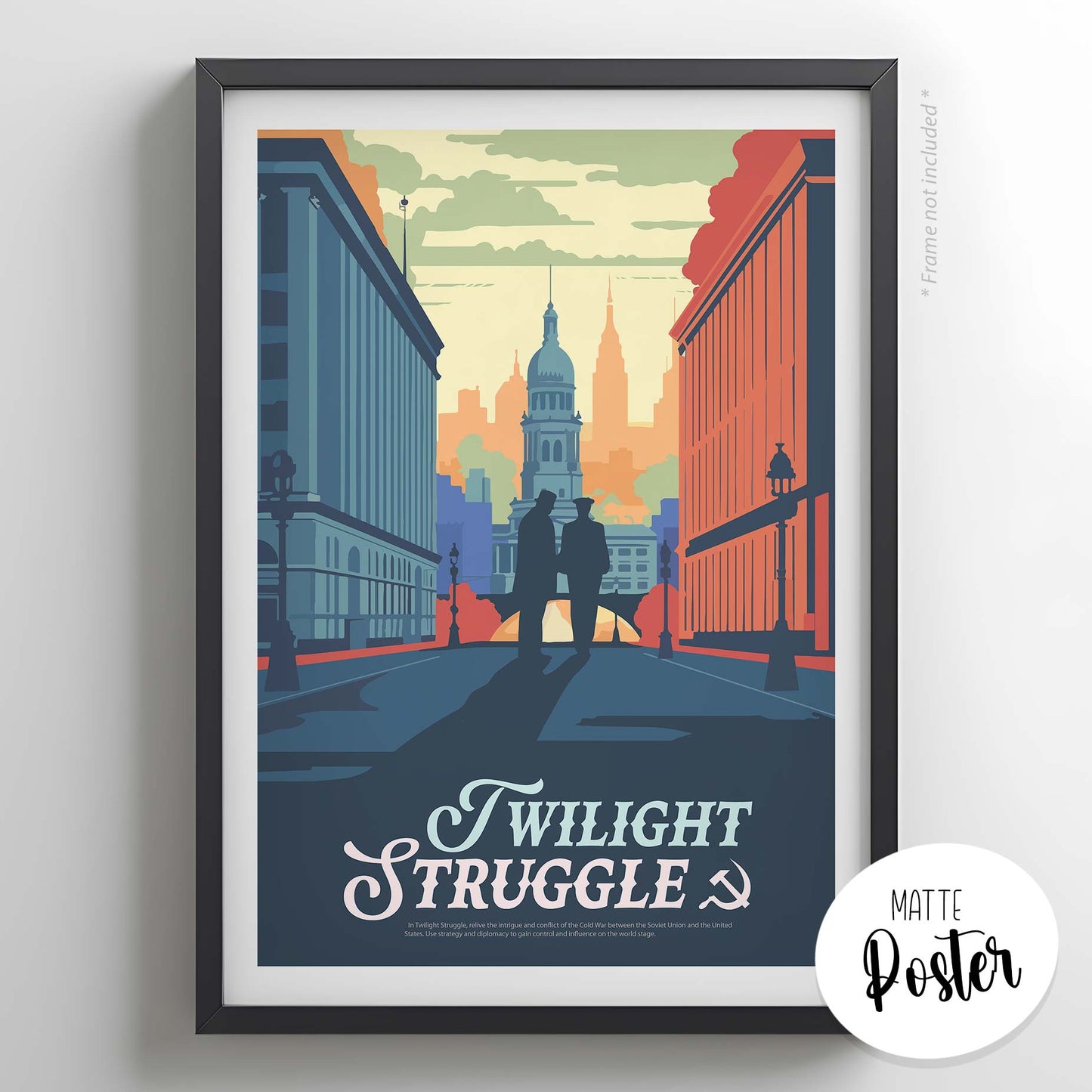 Twilight Struggle - Inspired Matte Poster