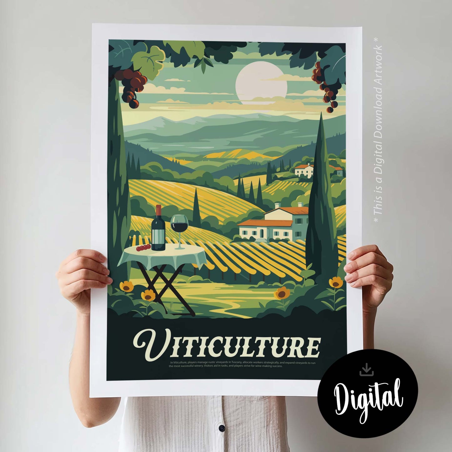 Viticulture - Inspired Digital Art Download