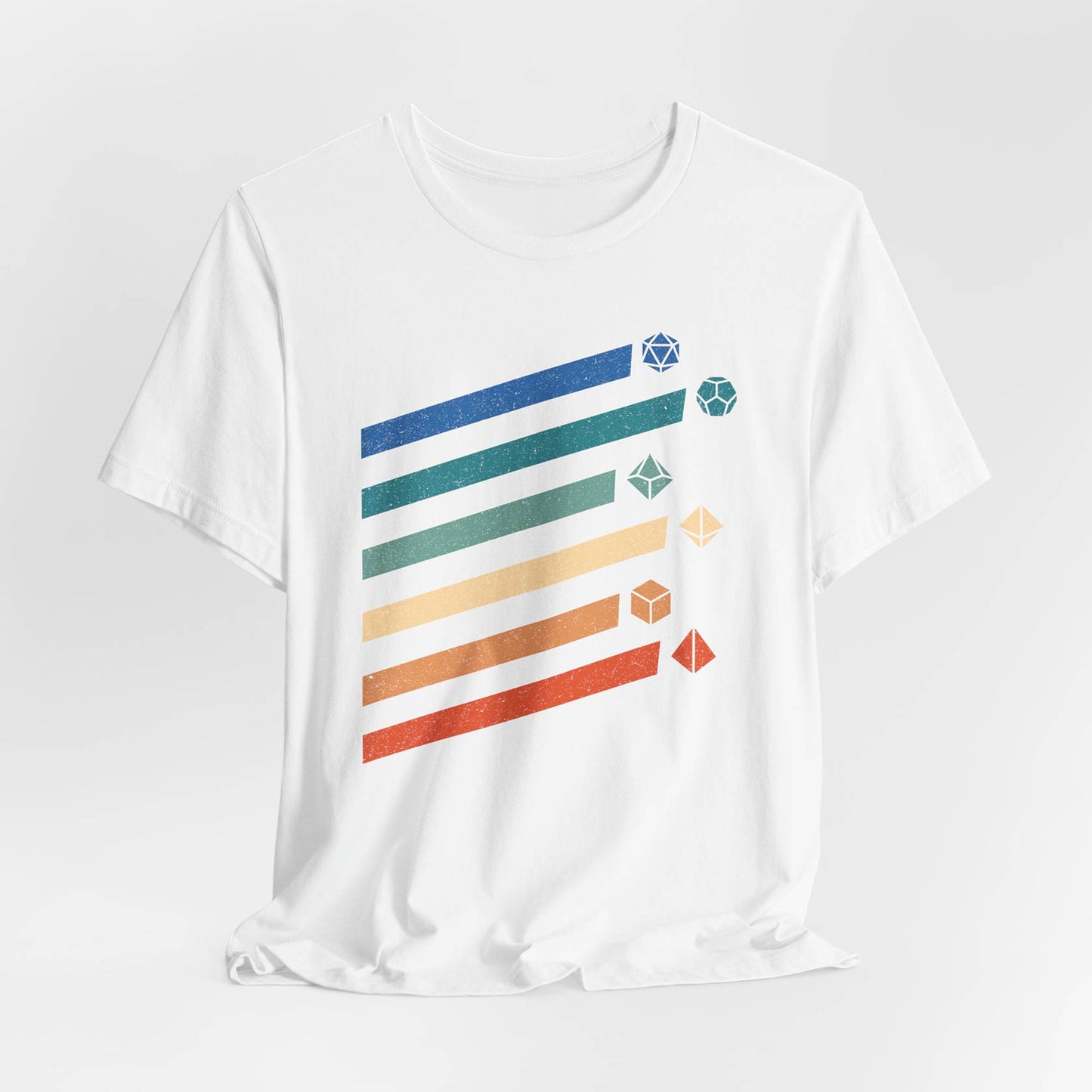 Vintage Dice Rainbow Unisex Tee