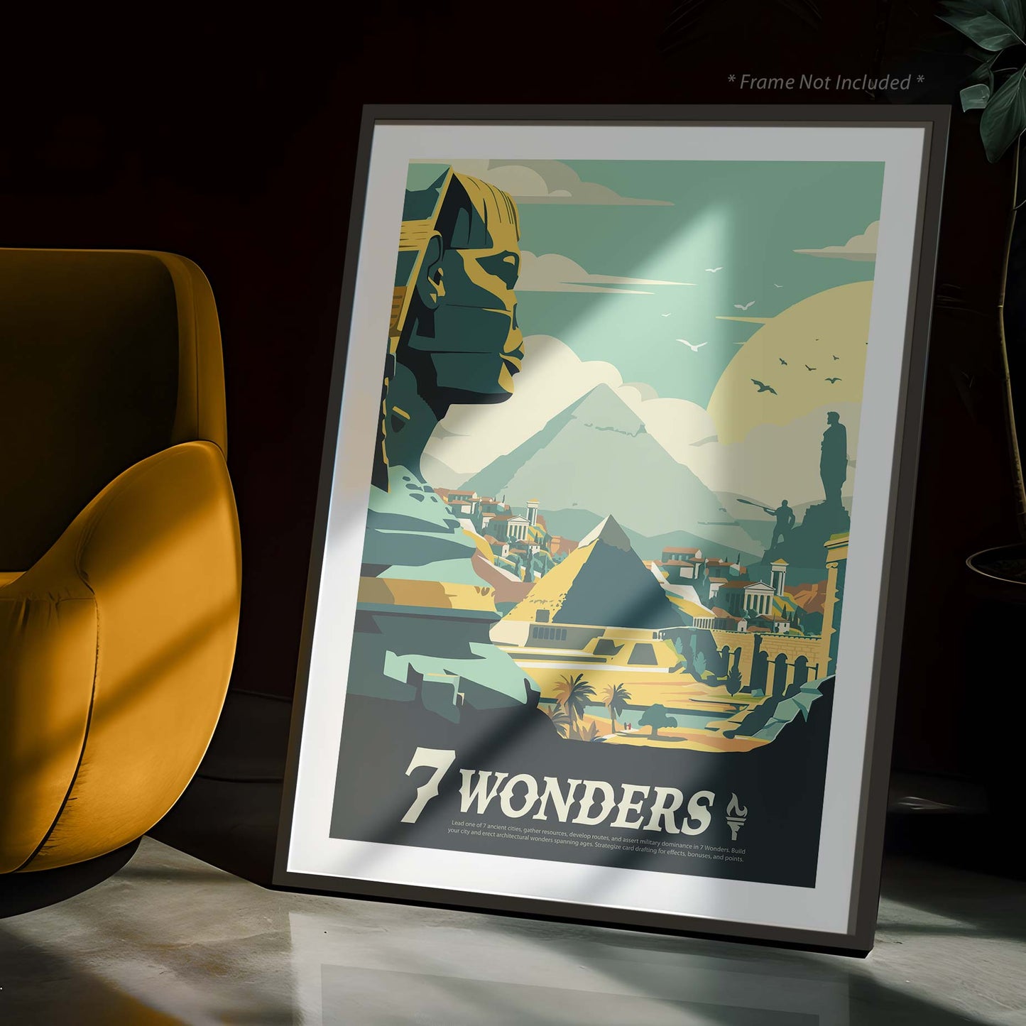 7 Wonders - Inspired Matte Poster