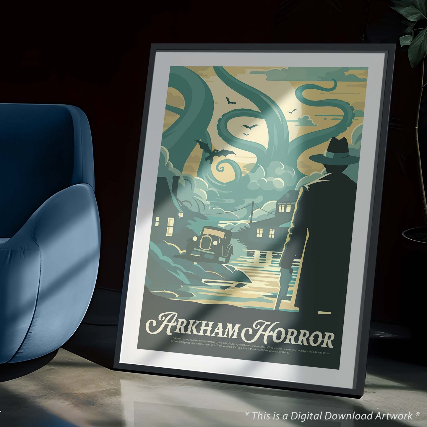 Arkham Horror - Inspired Digital Art Download