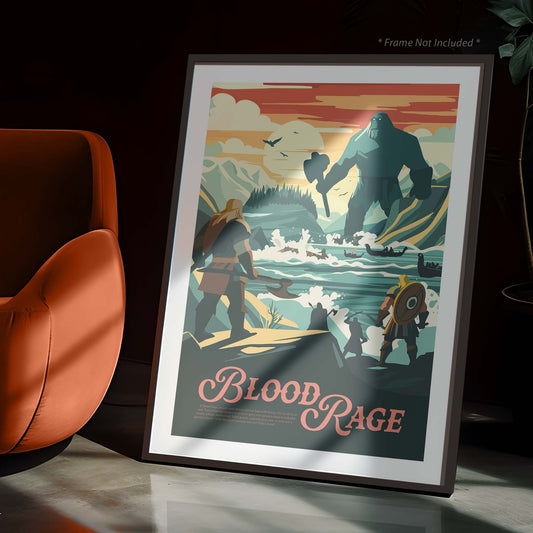 Blood Rage - Unofficial Inspired Matte Poster