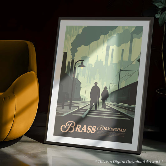 Brass Birmingham - Unofficial Inspired Digital Art Download