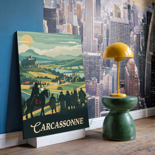 Carcassonne - Unofficial Inspired Canvas Art