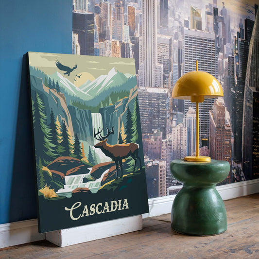 Cascadia - Unofficial Inspired Canvas Art