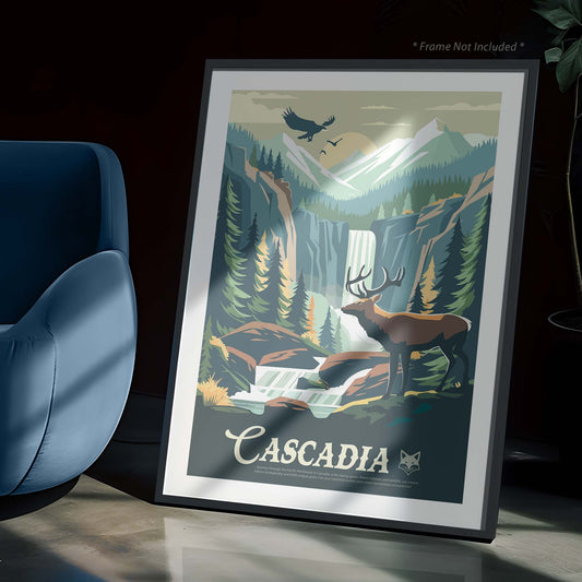 Cascadia - Unofficial Inspired Matte Poster