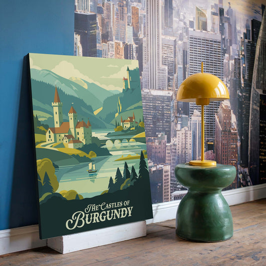 The Castles of Burgundy - Unofficial Inspired Canvas Art