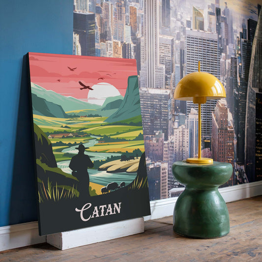 Catan - Unofficial Inspired Canvas Art