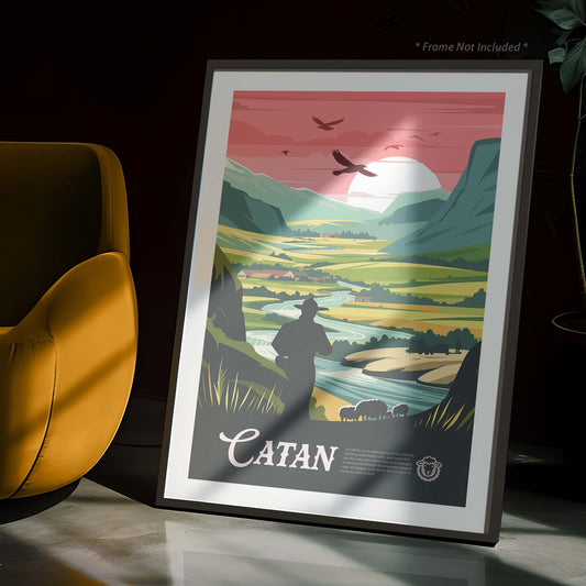 Catan - Unofficial Inspired Matte Poster