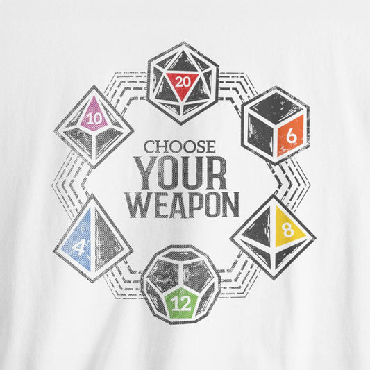 Choose Your Weapon Unisex Tee