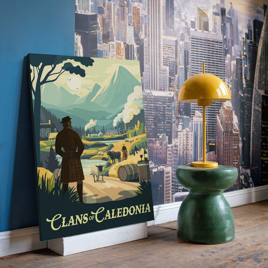 Clans of Caledonia - Unofficial Inspired Canvas Art