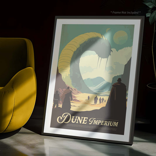 Dune - Unofficial Inspired Matte Poster