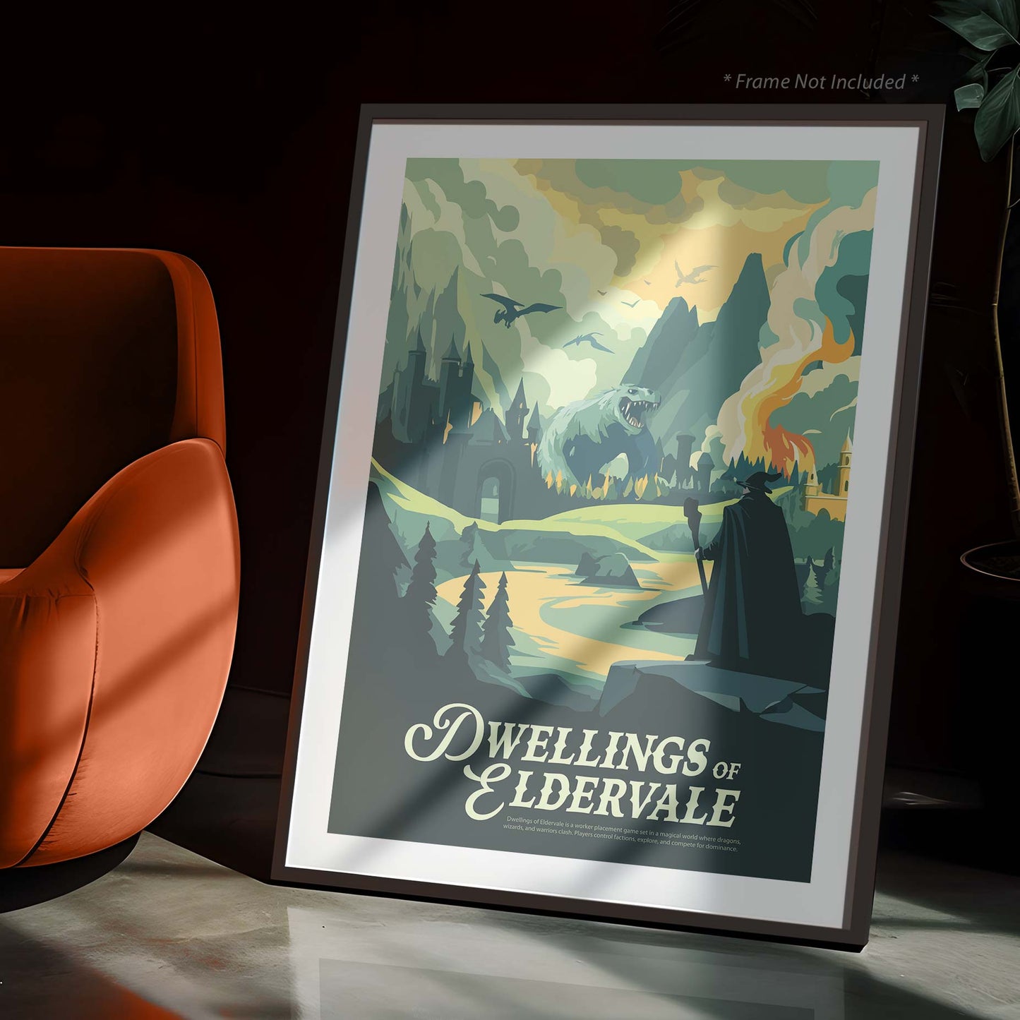 Dwellings of Eldervale - Inspired Matte Poster