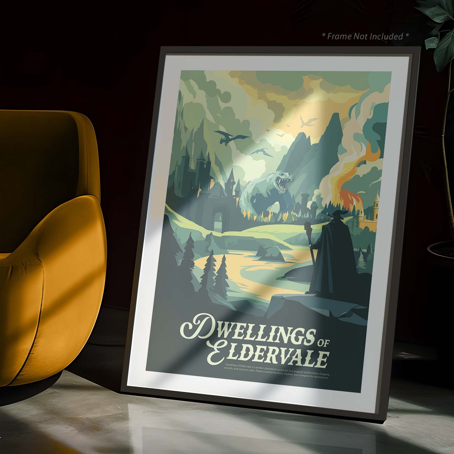 Dwellings of Eldervale - Inspired Digital Art Download