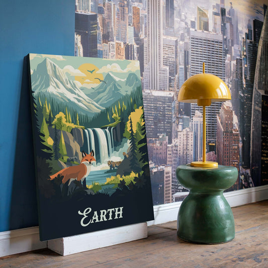 Earth - Unofficial Inspired Canvas Art