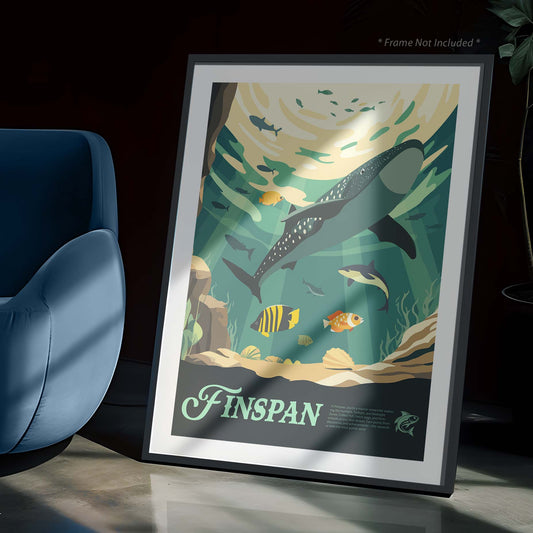 Finspan - Unofficial Inspired Matte Poster