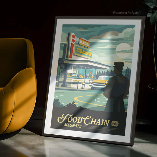 Food Chain Magnate - Unofficial Inspired Matte Poster