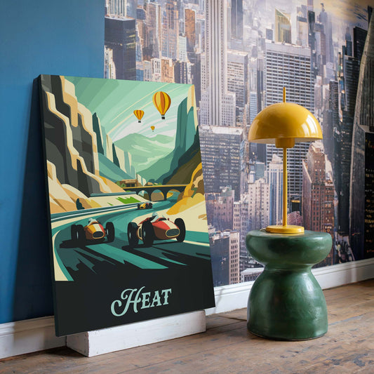 Heat - Unofficial Inspired Canvas Art