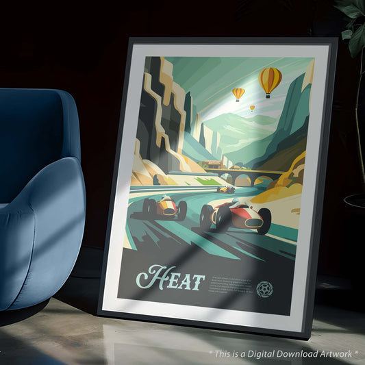 Heat - Unofficial Inspired Digital Art Download