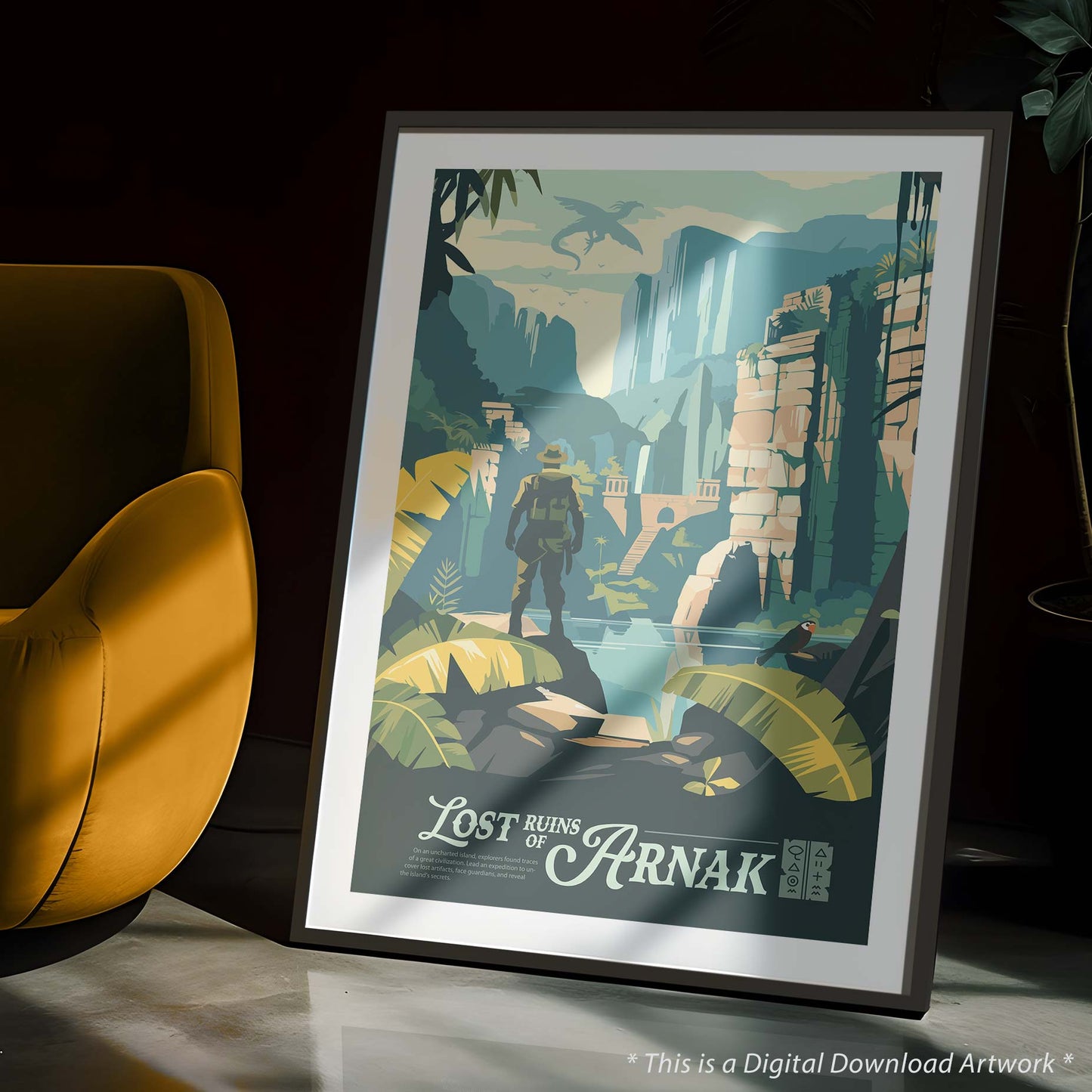 Lost Ruins of Arnak - Inspired Digital Art Download
