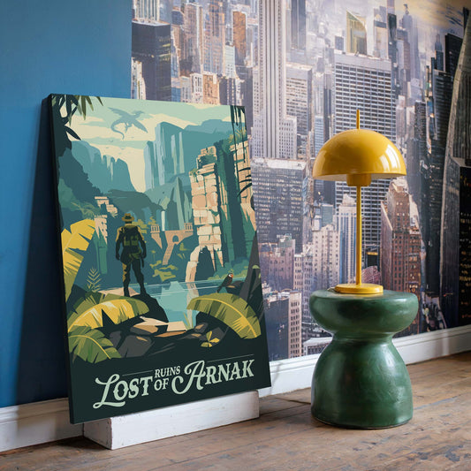 Lost Ruins of Arnak - Unofficial Inspired Canvas Art