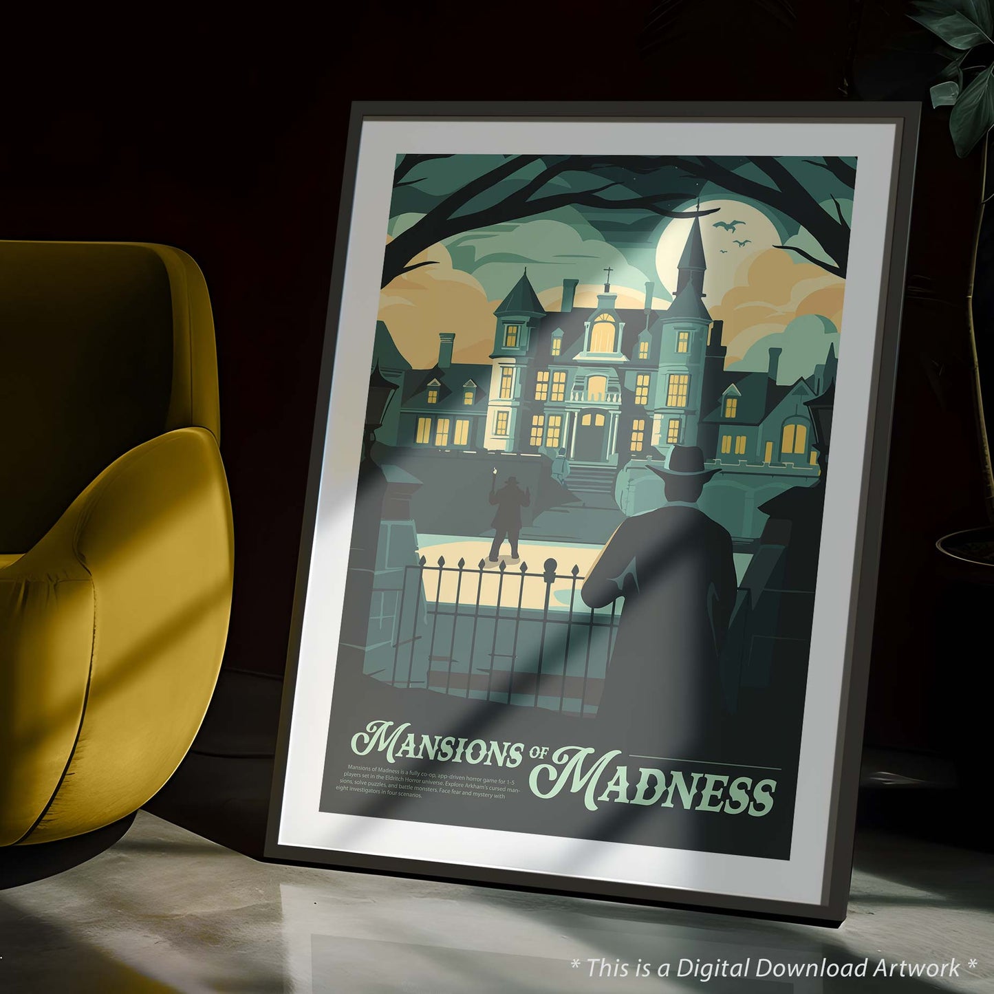 Mansions of Madness - Inspired Digital Art Download
