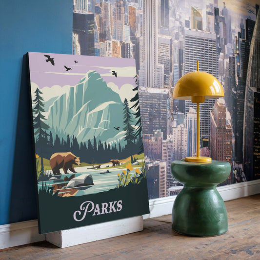 Parks - Unofficial Inspired Canvas Art