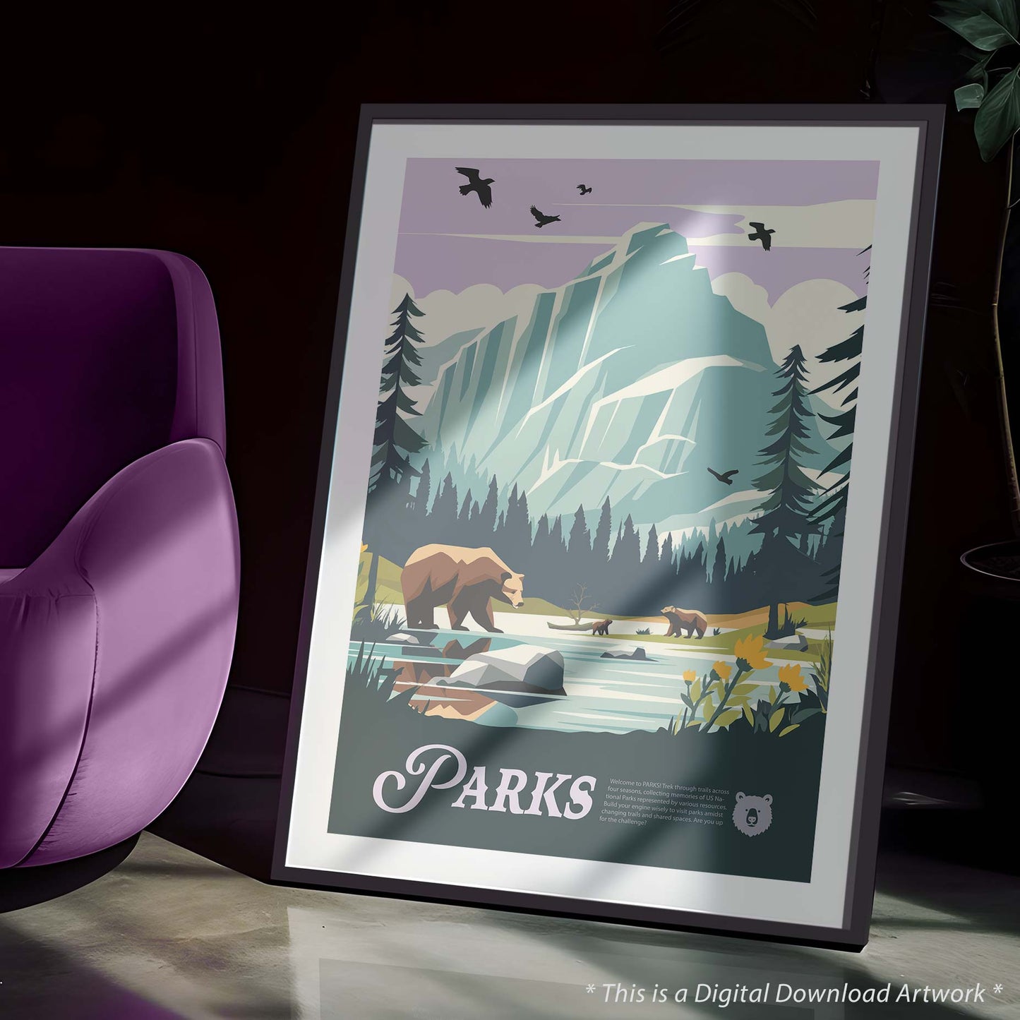 Parks - Inspired Digital Art Download