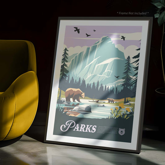 Parks - Unofficial Inspired Matte Poster