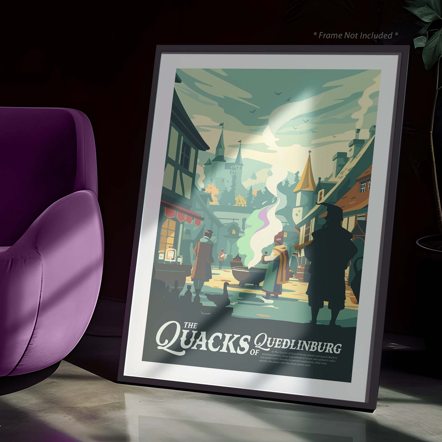 The Quacks of Quedlinburg - Inspired Matte Poster