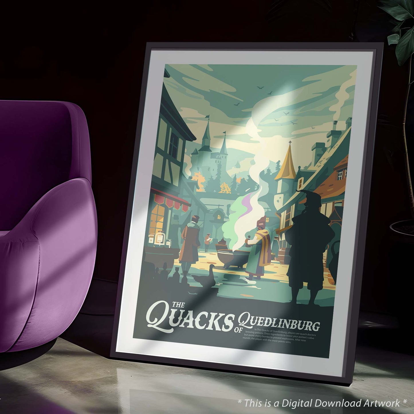 The Quacks of Quedlinburg - Inspired Digital Art Download
