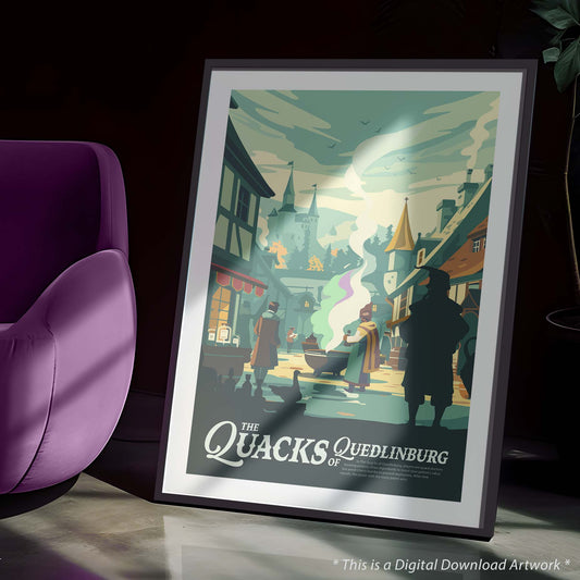 The Quacks of Quedlinburg - Unofficial Inspired Digital Art Download