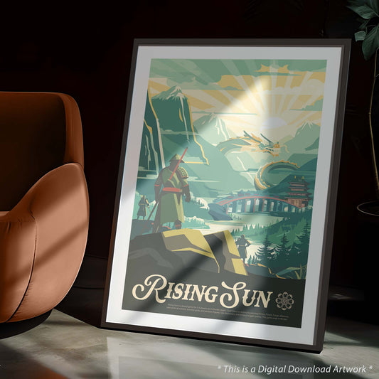 Rising Sun - Unofficial Inspired Digital Art Download