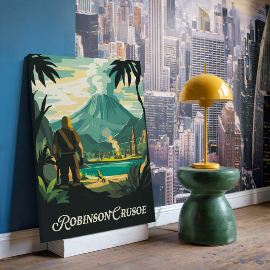 Robinson Crusoe - Unofficial Inspired Canvas Art