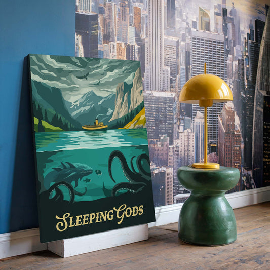 Sleeping Gods - Unofficial Inspired Canvas Art