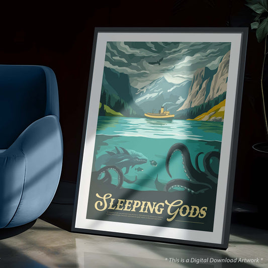 Sleeping Gods - Unofficial Inspired Digital Art Download