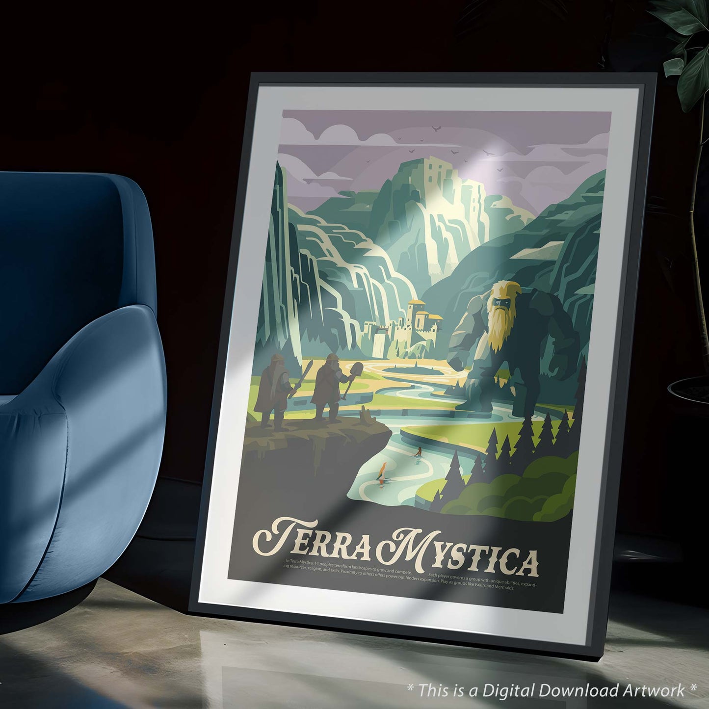 Terra Mystica - Inspired Digital Art Download