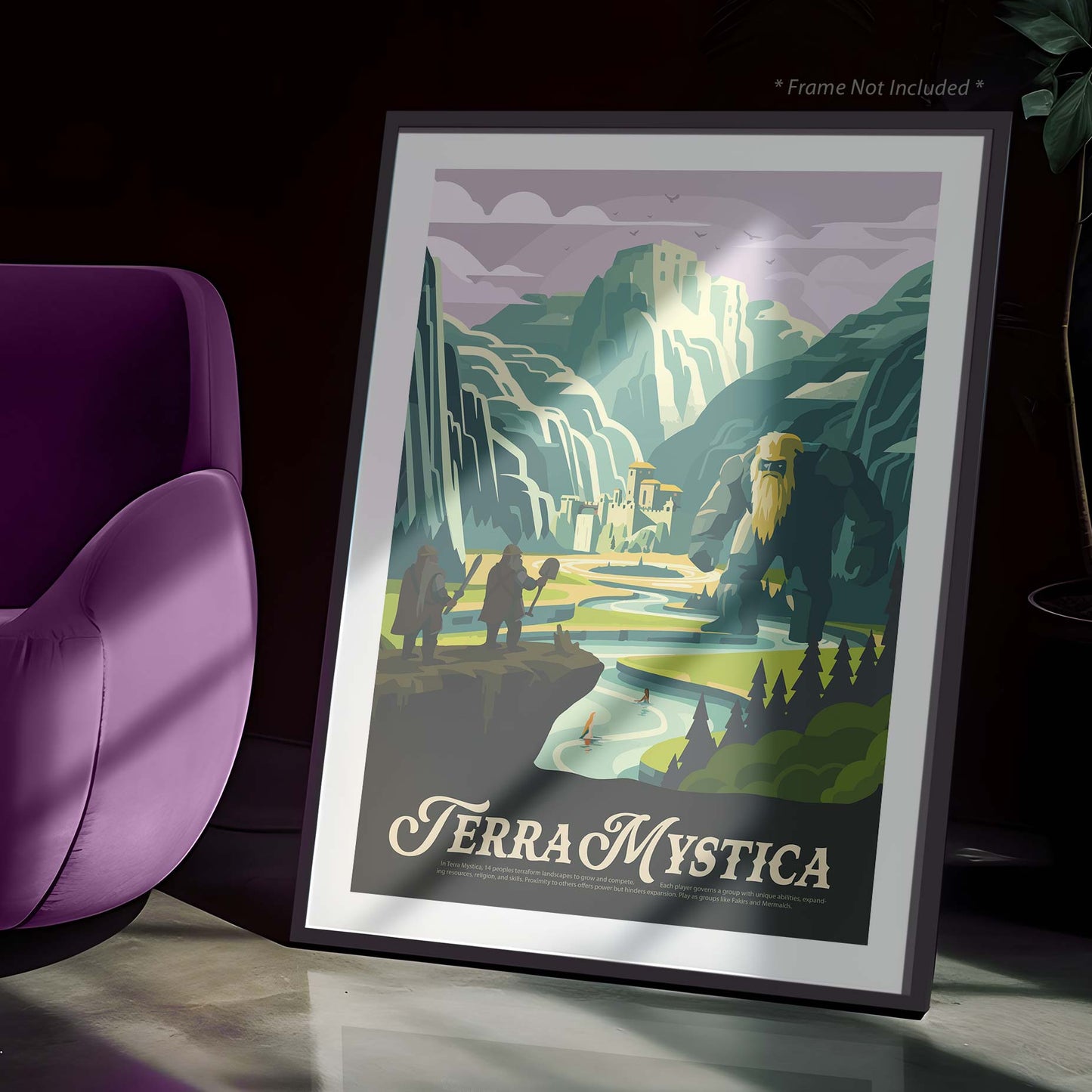Terra Mystica - Inspired Matte Poster