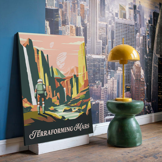 Terraforming Mars - Unofficial Inspired Canvas Art
